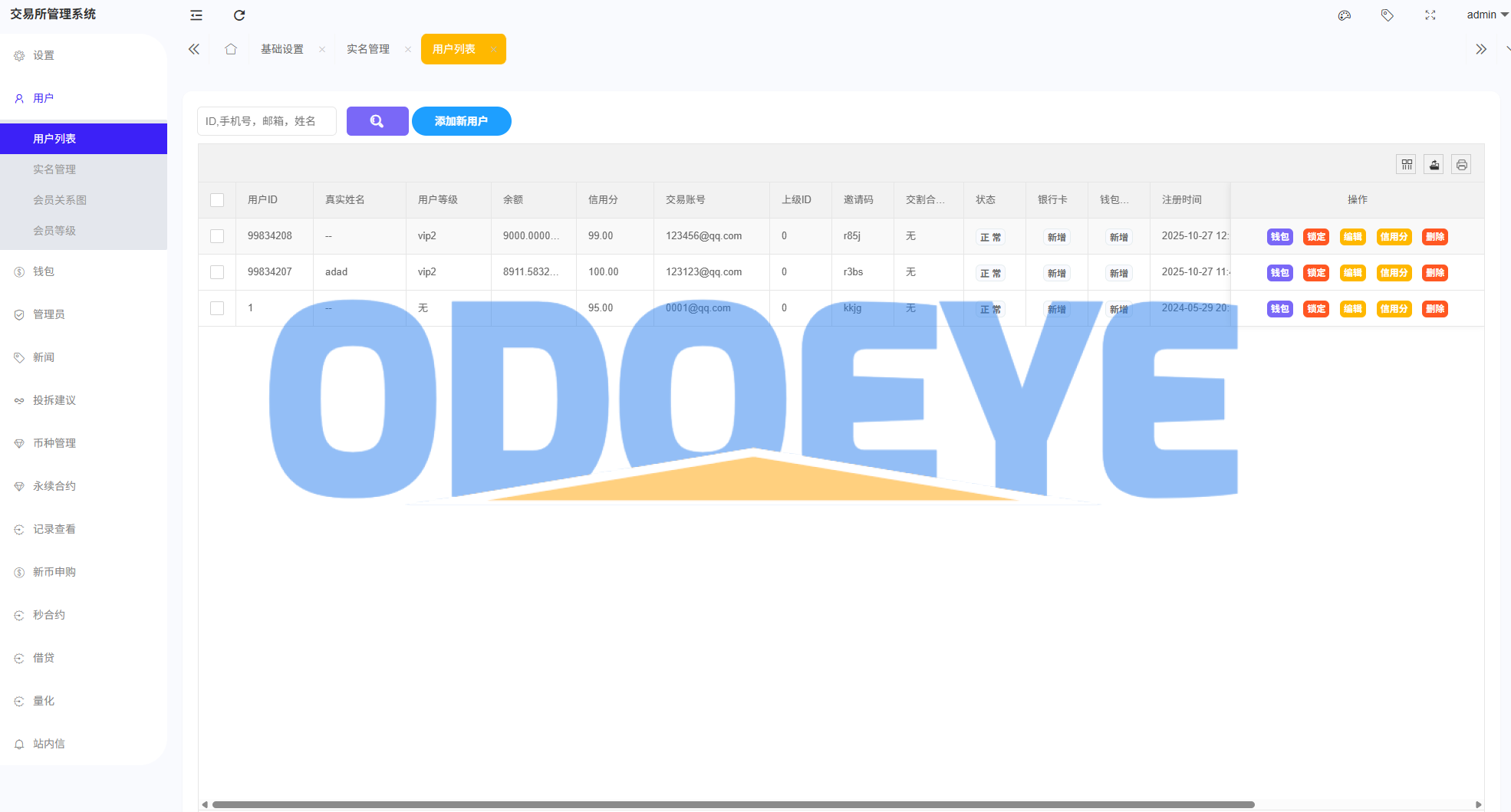 多语言综合交易所系统/外汇/期货/虚拟币/量化/申购交易