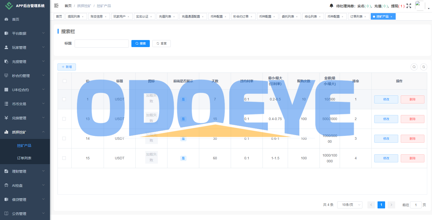 海外JAVA交易所/秒合约/永续合约/DAPP交易所/质押理财