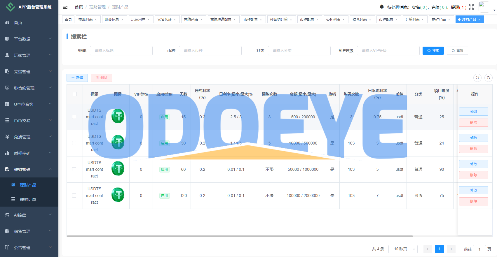 海外JAVA交易所/秒合约/永续合约/DAPP交易所/质押理财
