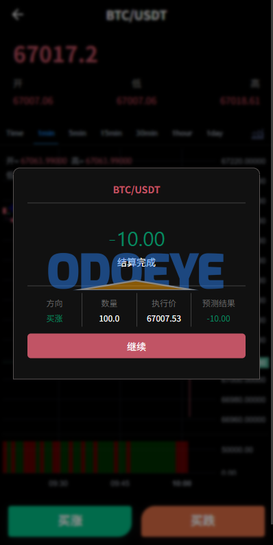 新版海外虚拟币微盘/秒合约微交易/时间盘/信用分