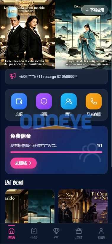 多语言视频任务系统/VIP任务/视频返利/余额宝/前端VUE