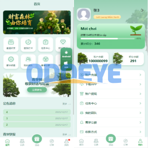 多语言投资理财系统/绿色种树/签到/任务/转盘/分销