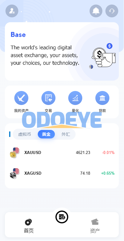 海外DAPP秒合约交易所/黄金/外汇/贷款/量化/信用分