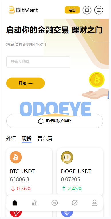 海外DAPP交易所系统/交割合约/永续合约/K线控制/模拟账户