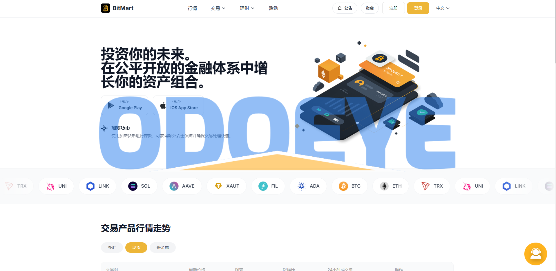 海外DAPP交易所系统/交割合约/永续合约/K线控制/模拟账户