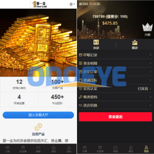 海外黄金秒合约交易/黄金时间盘/黄金微盘投资交易